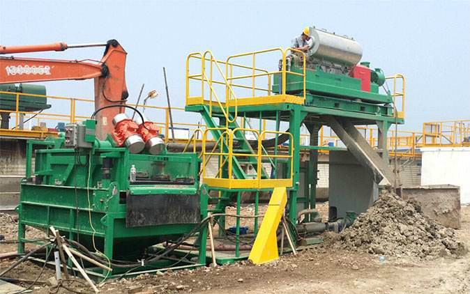 shale shaker and decanter centrifuge
